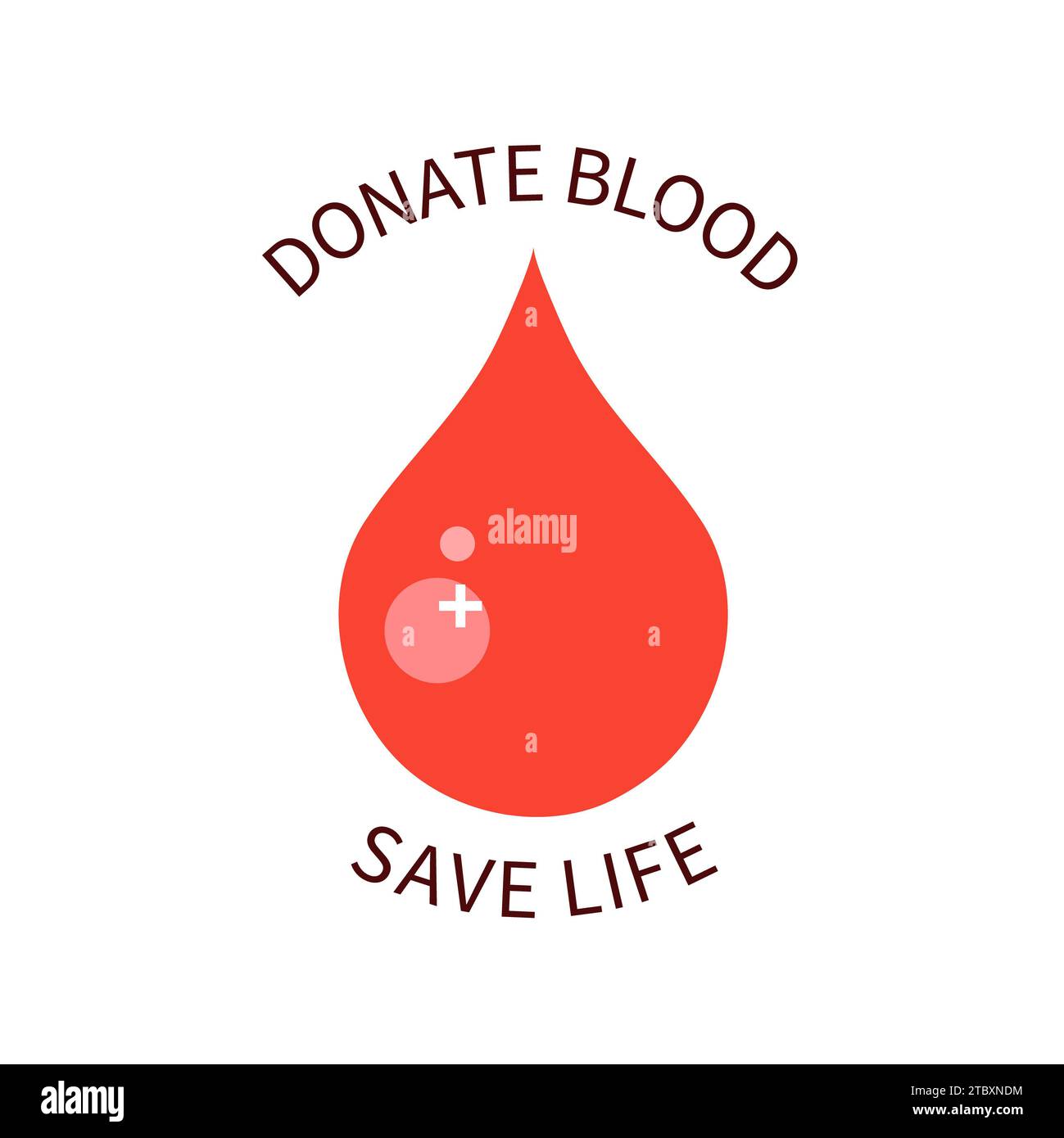 Donazione di sangue, illustrazione concettuale Foto Stock