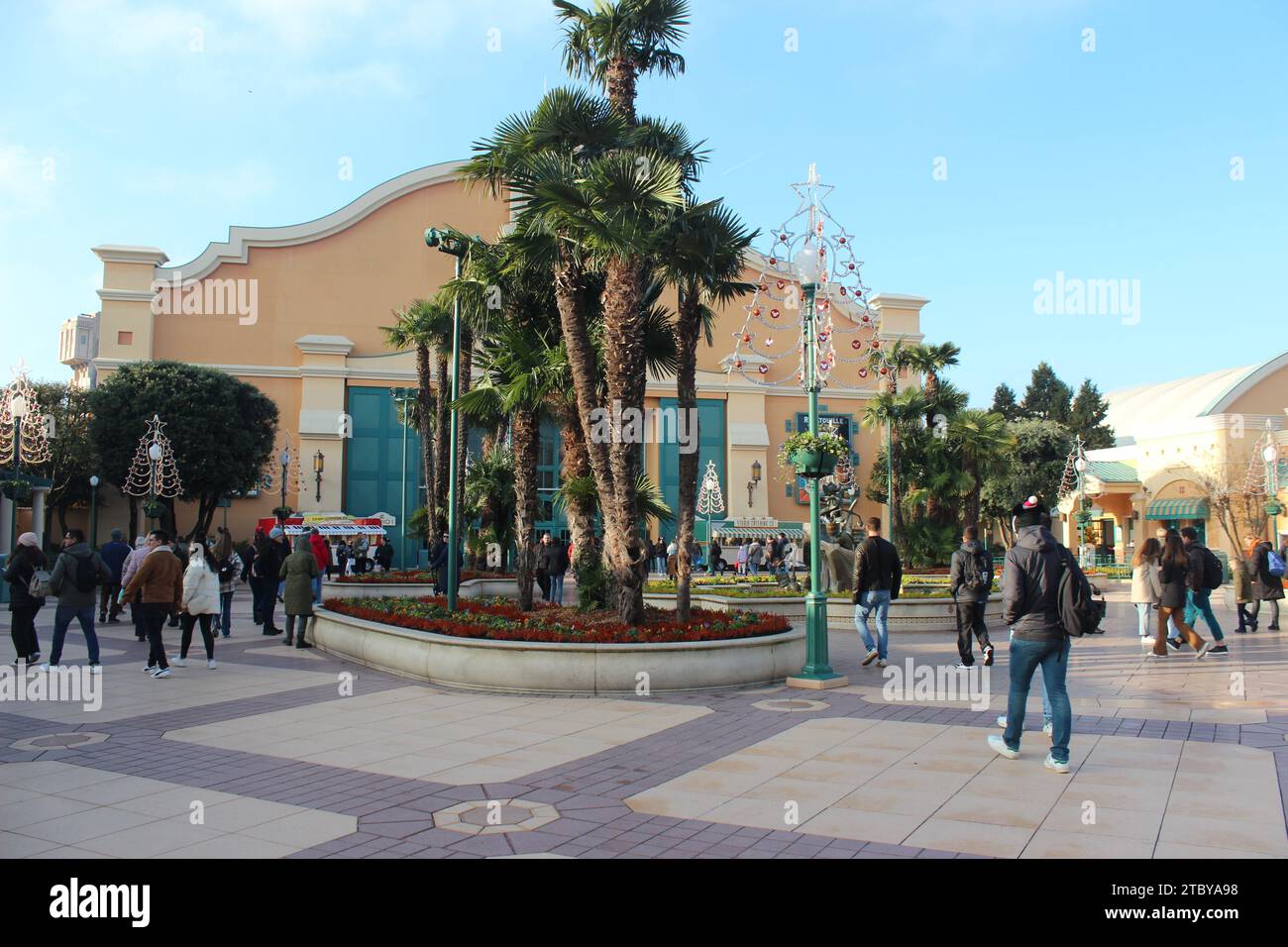 Natale a Disney Paris Foto Stock