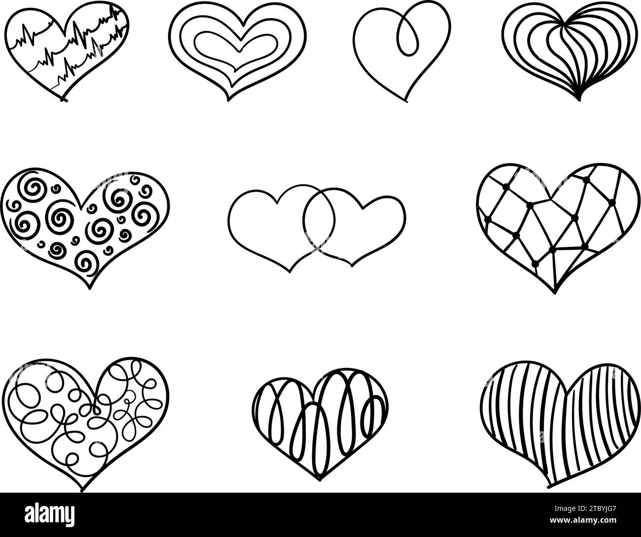 Vettore icona amore. Vettore icona cuore. Come vettore icona. Illustrazione Vettoriale