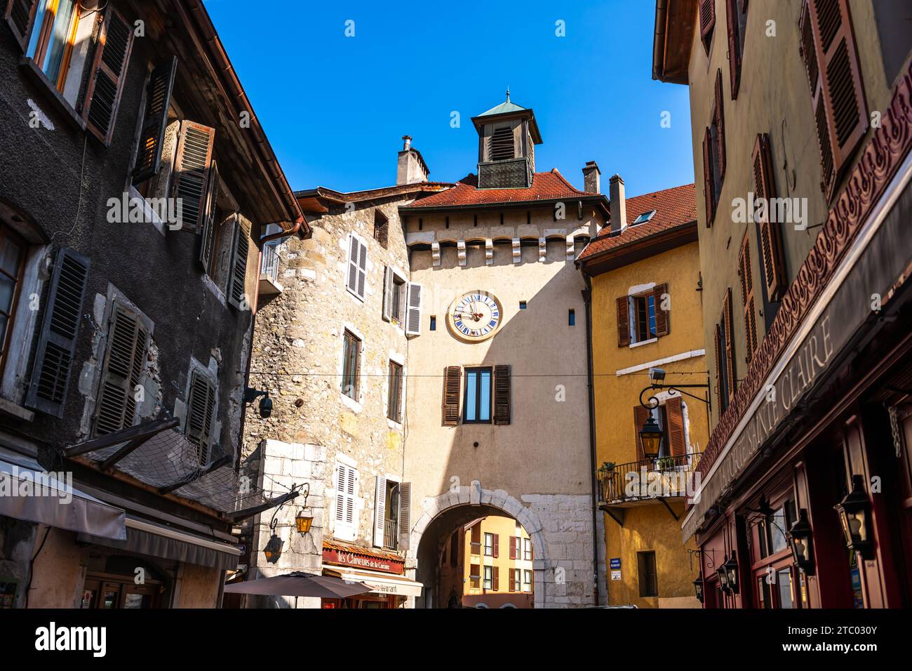 Passage de Nemours, ad Annecy sulle rive del Thioule, in alta Savoia, Francia Foto Stock