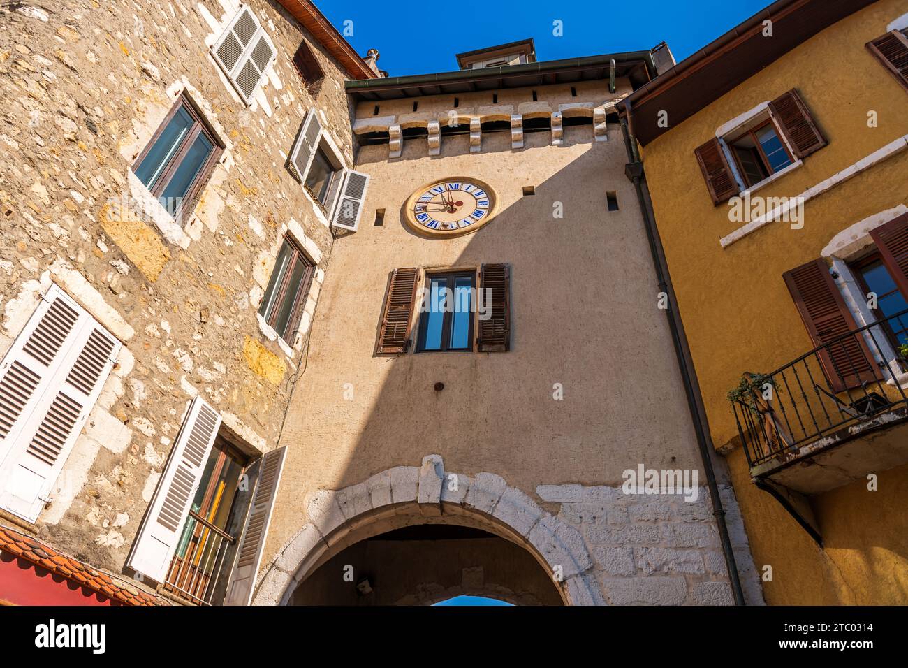 Passage de Nemours, ad Annecy sulle rive del Thioule, in alta Savoia, Francia Foto Stock
