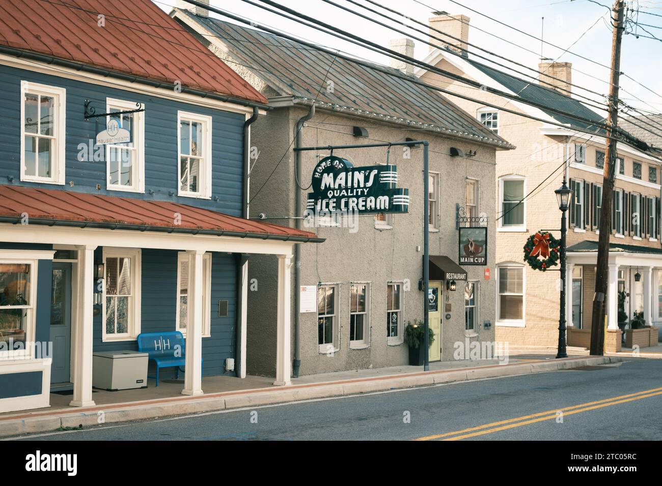 Main Street a Middletown, Maryland Foto Stock