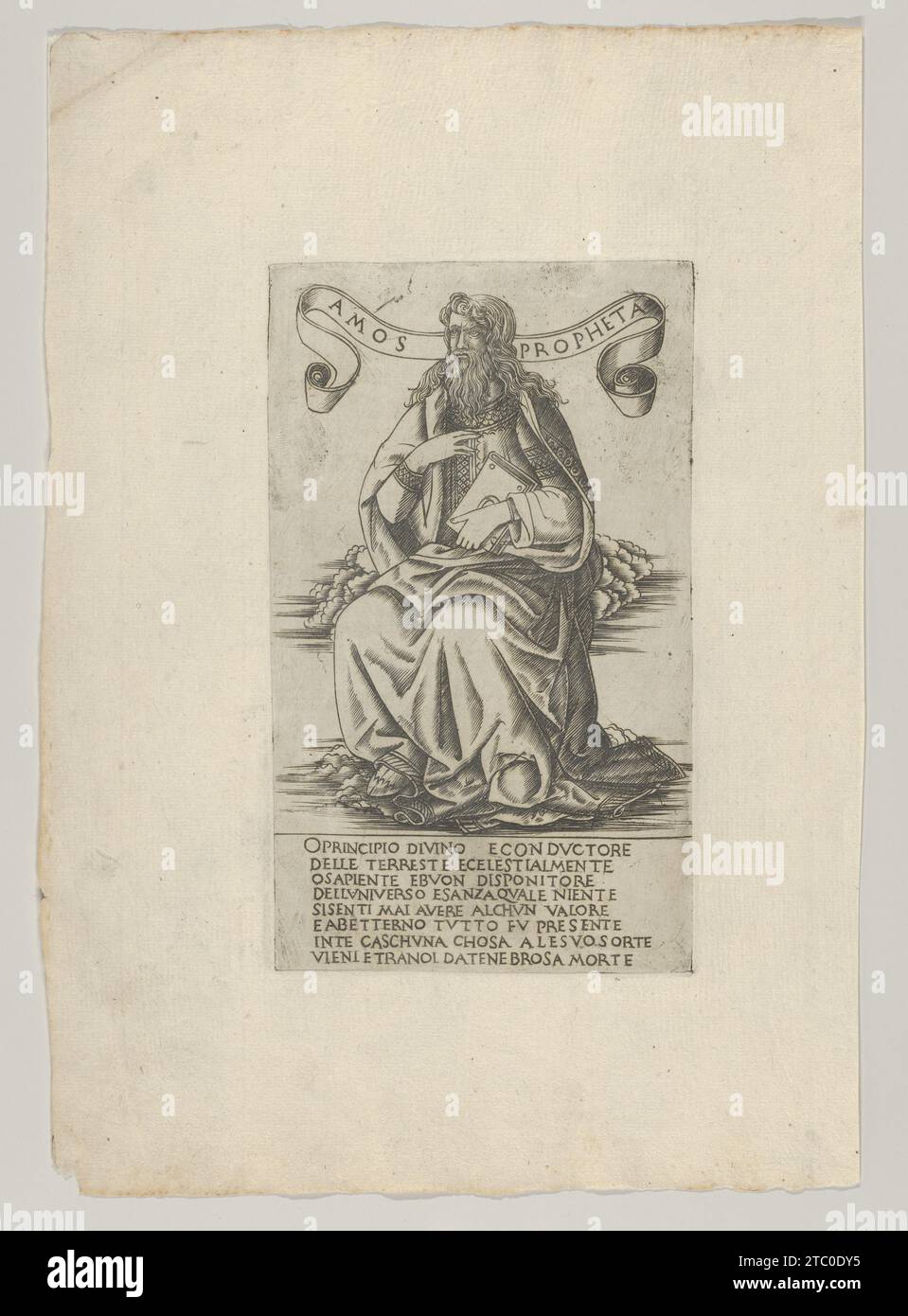 Il profeta Amos, da Profeti e Sibille 1929 di Francesco Rosselli Foto Stock