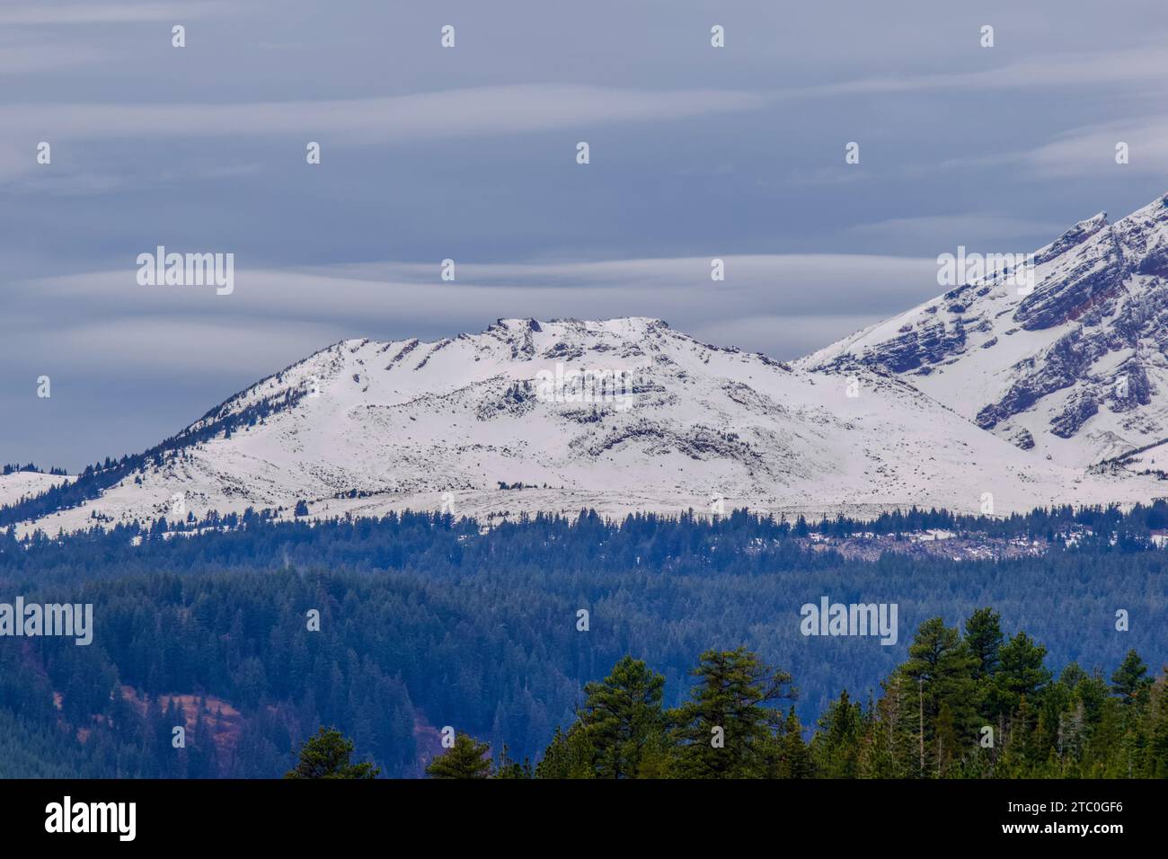 Tumalo Mountain nella catena delle Cascate dell'Oregon centrale Foto Stock