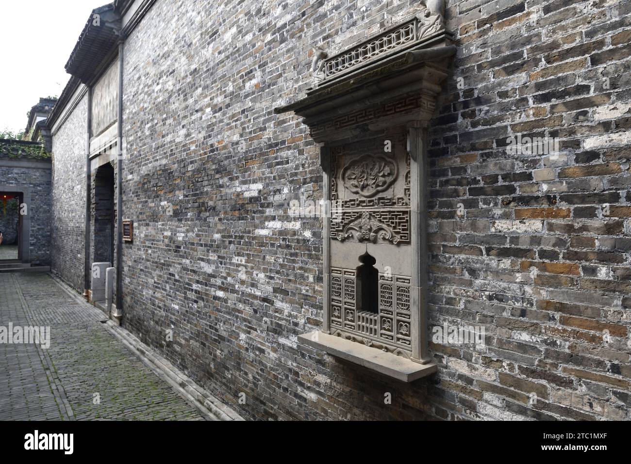 Antica casa della città antica, Suzhou. Foto Stock