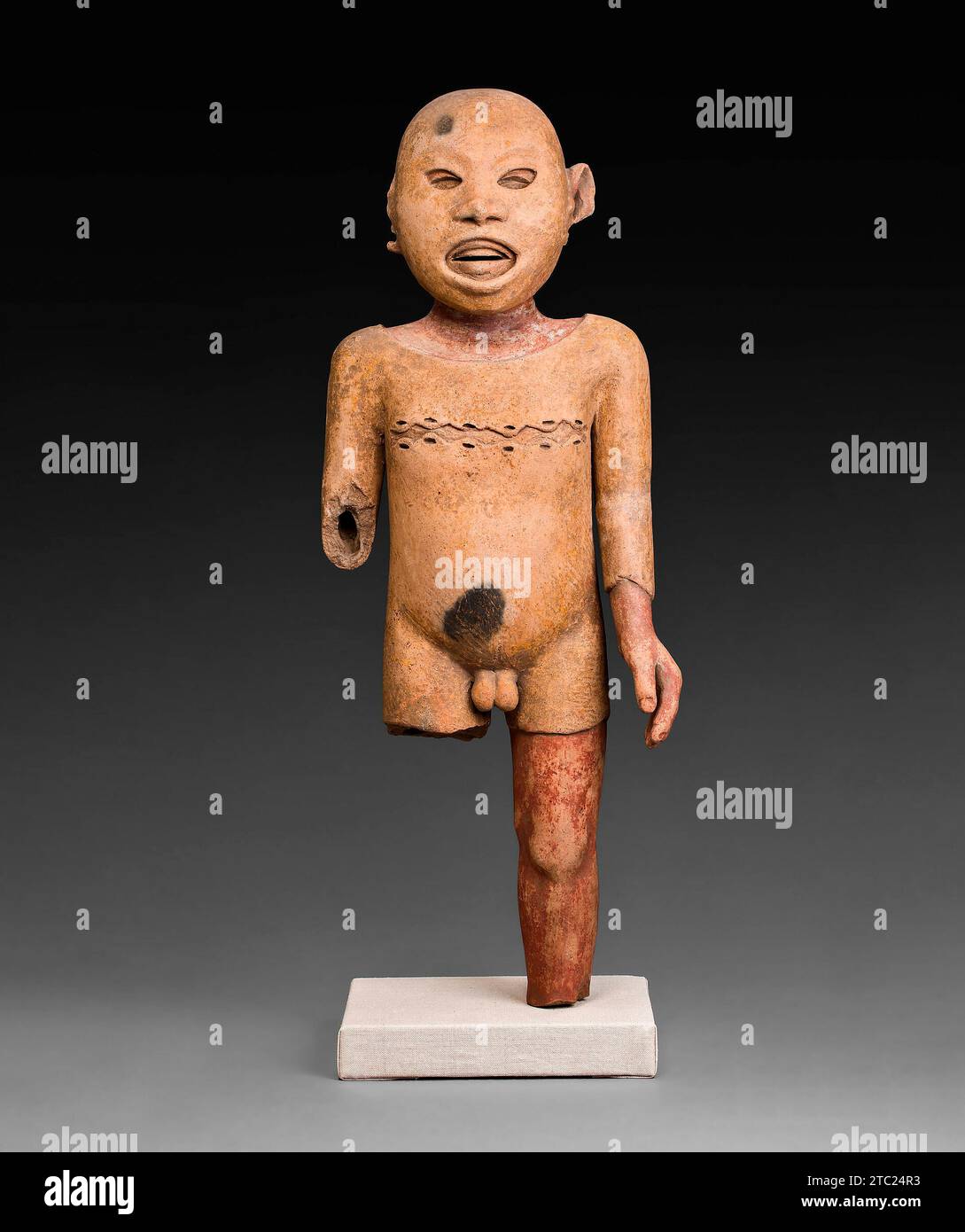 Ritual Impersonator of the Deity Xipe Totec - Aztec (Mexica) - probabilmente dal centro di Veracruz, Messico 1450–1500 Foto Stock