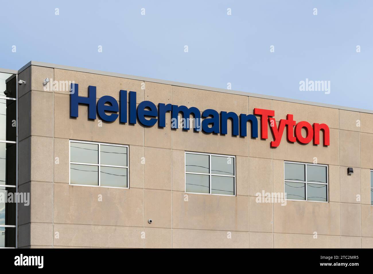 HellermannTyton firma presso la loro sede centrale nordamericana a Milwaukee, WISCONSIN, USA Foto Stock