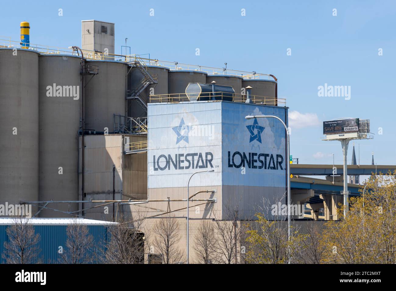 Stabilimento Lone Star Industries a Milwaukee, Wisconsin, Stati Uniti Foto Stock