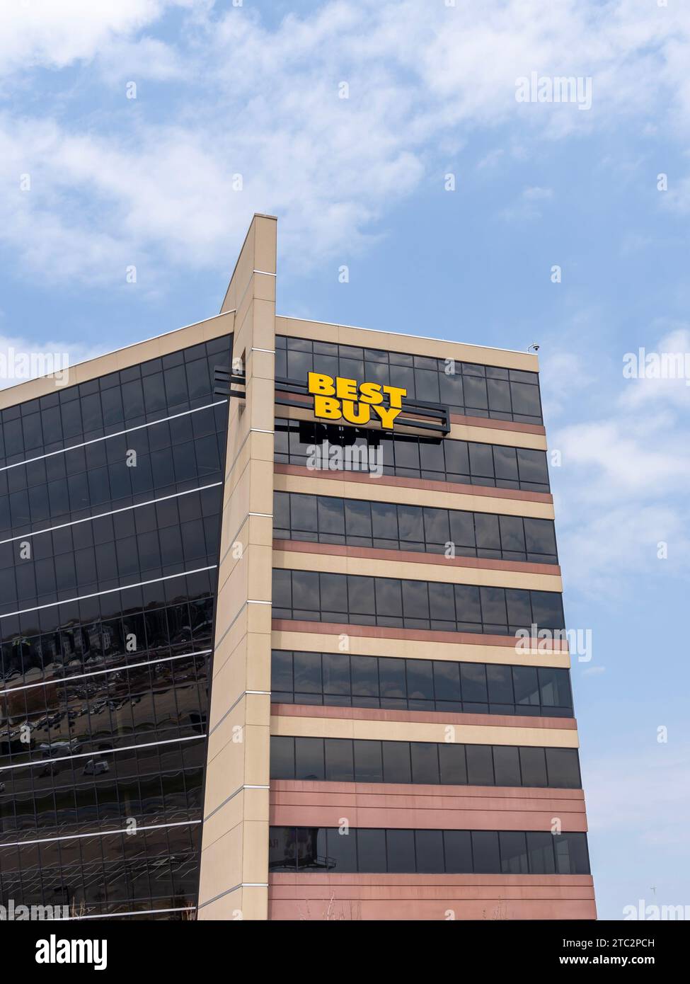 Sede centrale di Best Buy a Richfield, Minnesota, Stati Uniti. Foto Stock