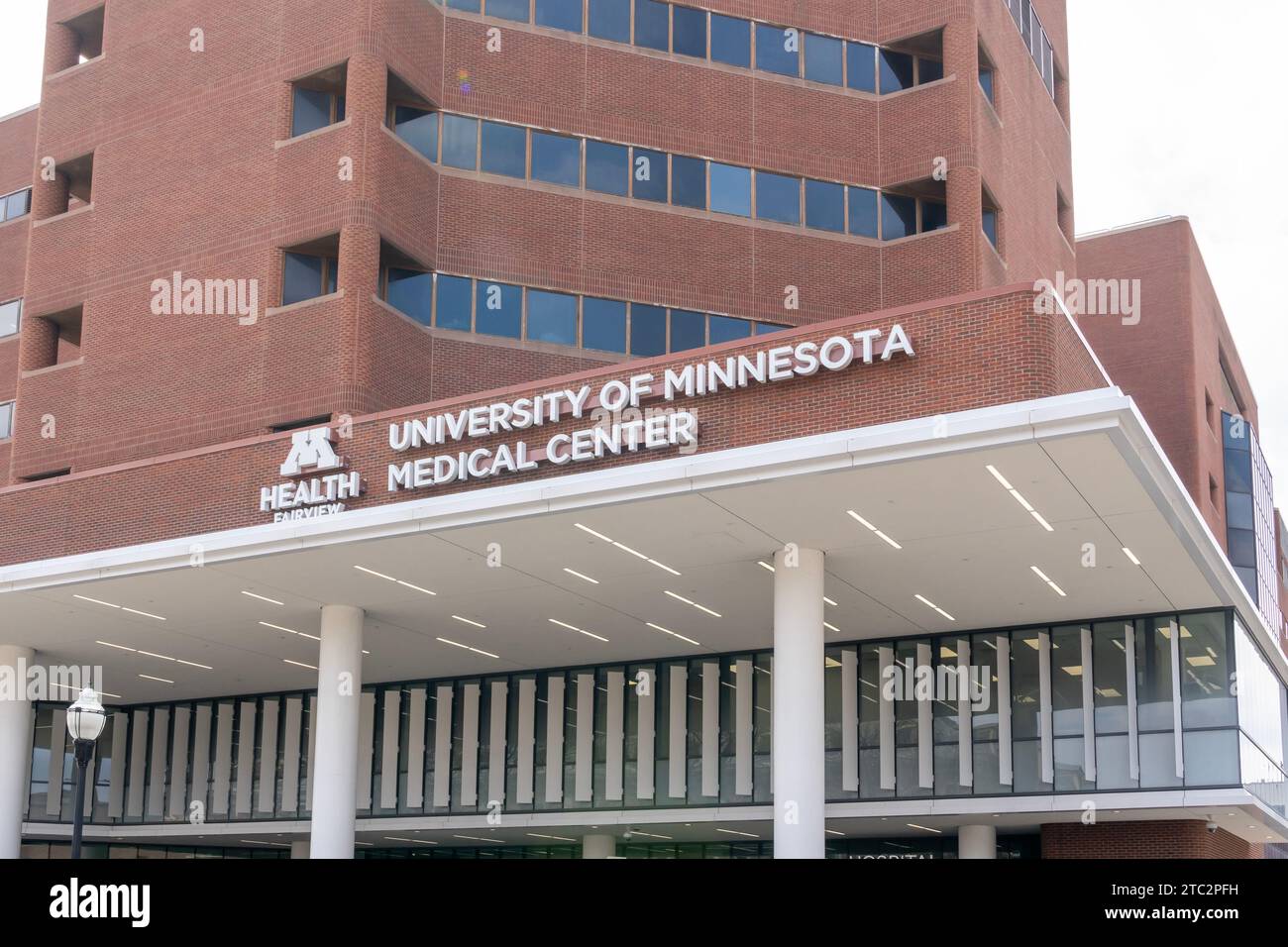 University of Minnesota Medical Center (UMMC) al 500 di Harvard St. Se, Minneapolis, Minnesota, Stati Uniti Foto Stock