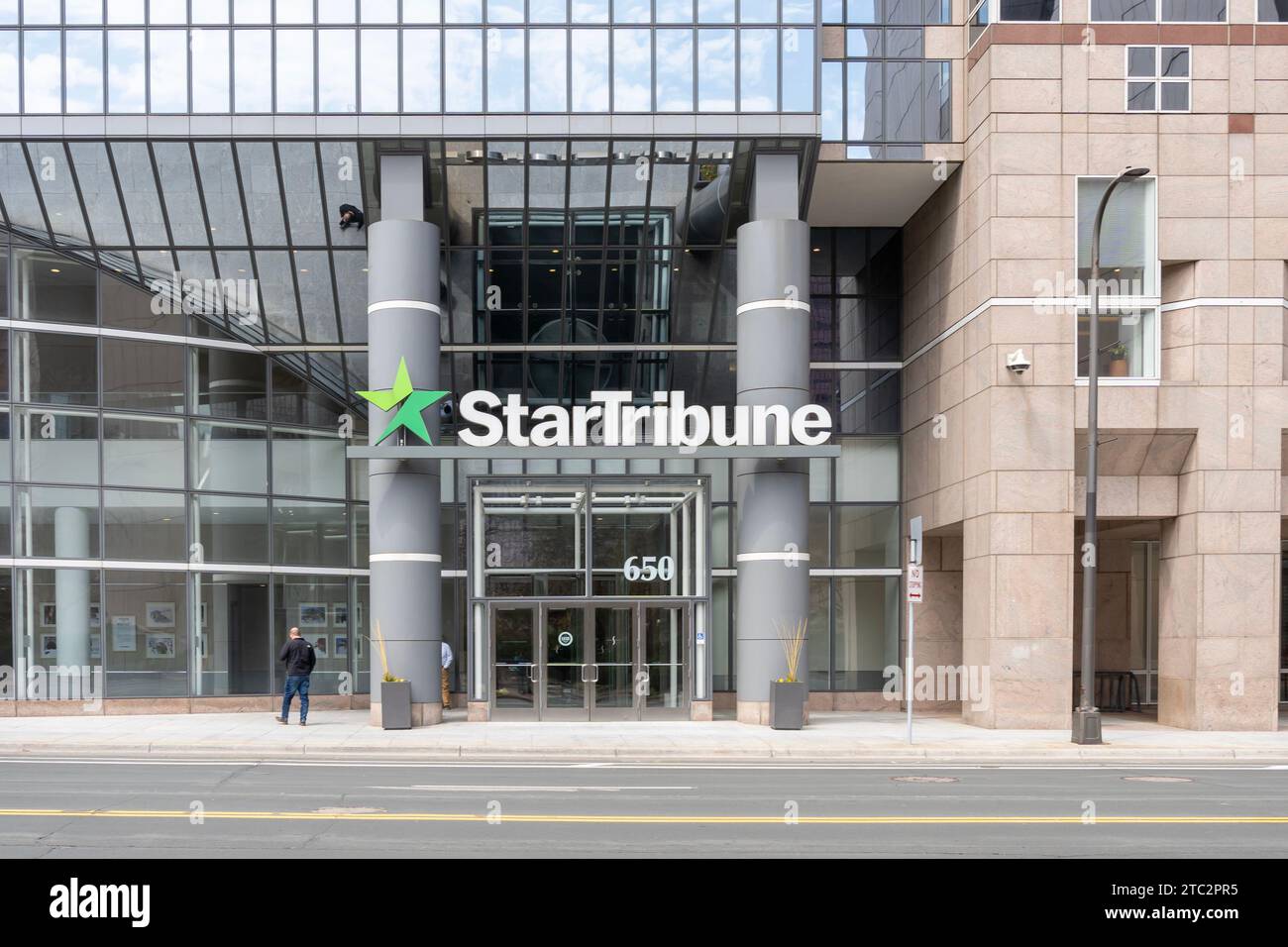 Sede centrale di Star Tribune Media Company a Minneapolis, Minnesota, Stati Uniti Foto Stock