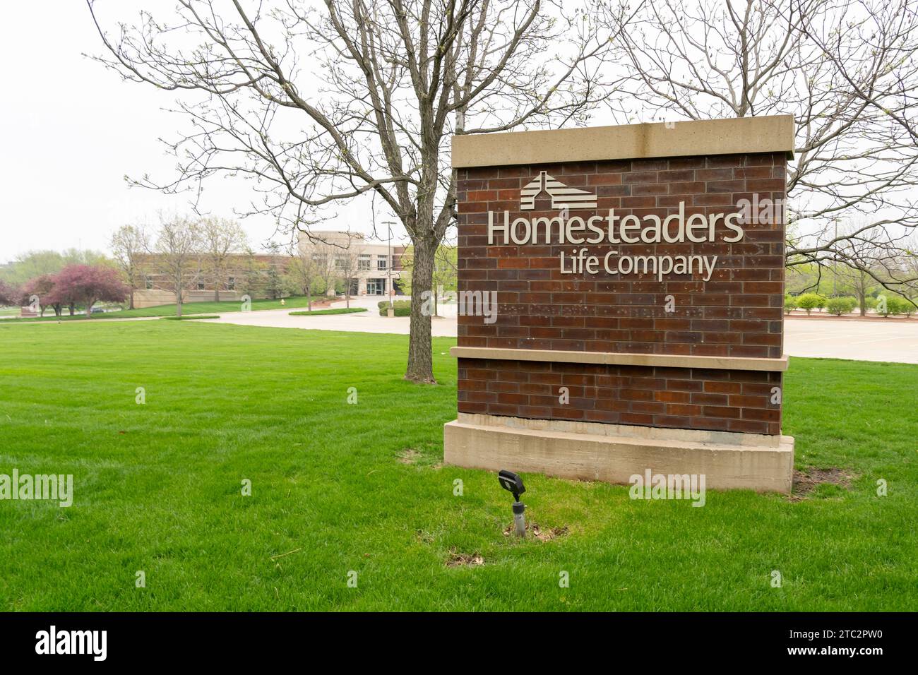 Sede centrale della Homesteaders Life Company a West Des Moines, Iowa, Stati Uniti Foto Stock