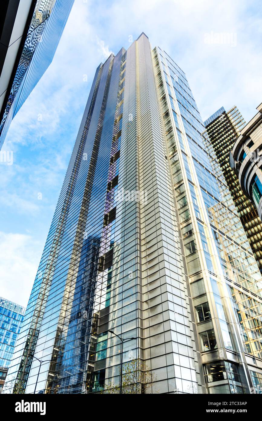 Esterno della Heron Tower (110 Bishopsgate), Londra, Inghilterra Foto Stock Esterno della Heron Tower (110 Bishopsgate), Londra, Inghilterra Foto Stock