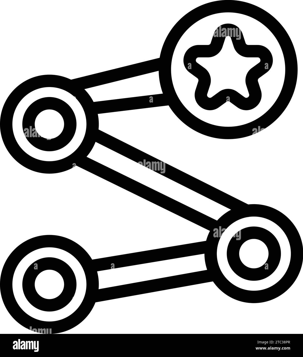 Icona software di alta qualità per delineare il vettore. Test di programmazione debug. Vetrina di controllo qualità Illustrazione Vettoriale