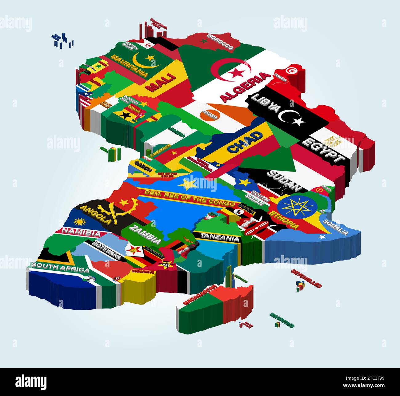 Angola isometrica Immagini Vettoriali Stock Alamy