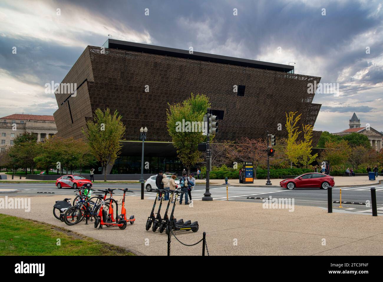 National Museum of African American History and Culture di Washington DC Foto Stock