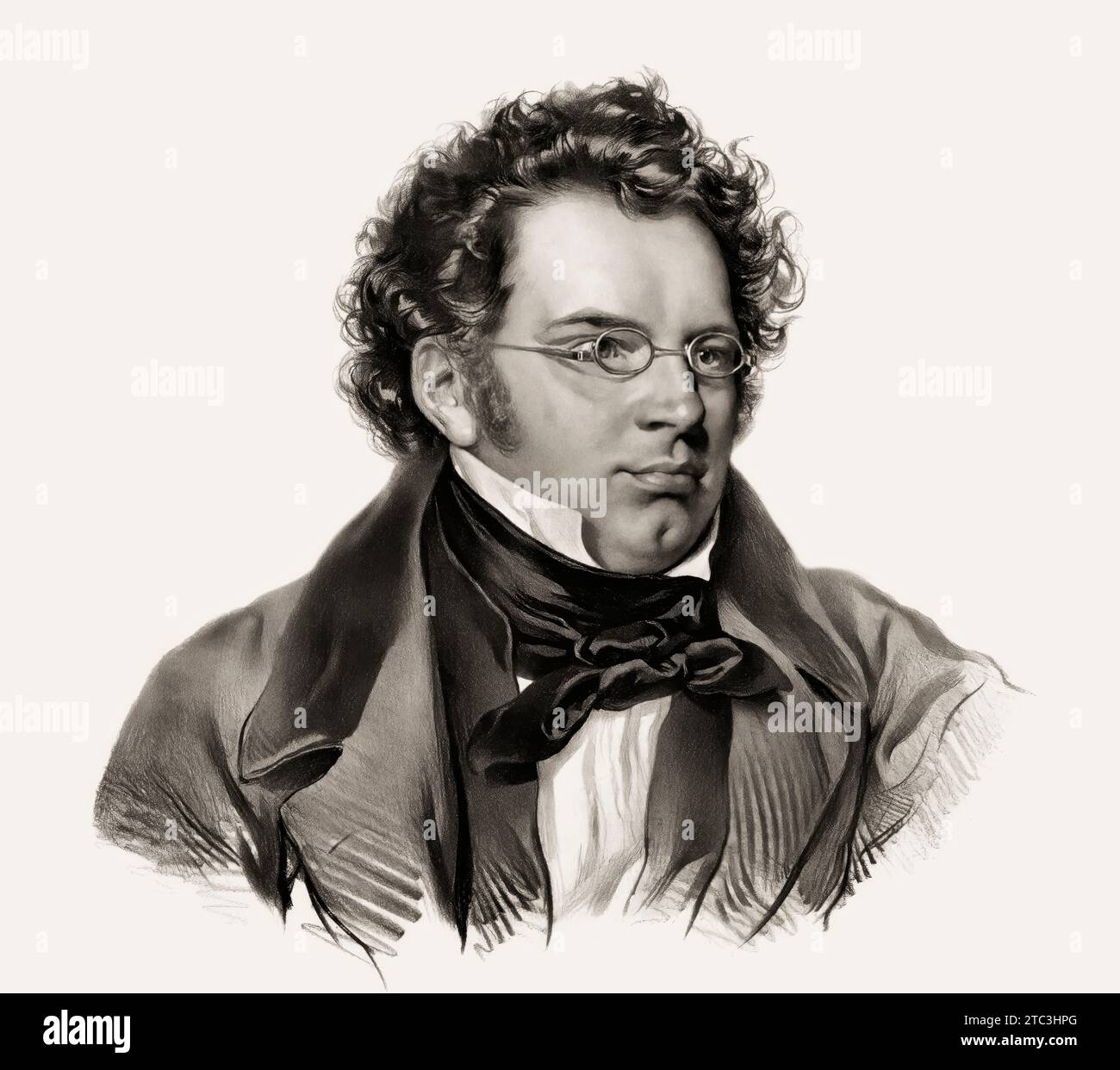 Franz Peter Schubert, 1797 – 1828, compositore austriaco Foto Stock