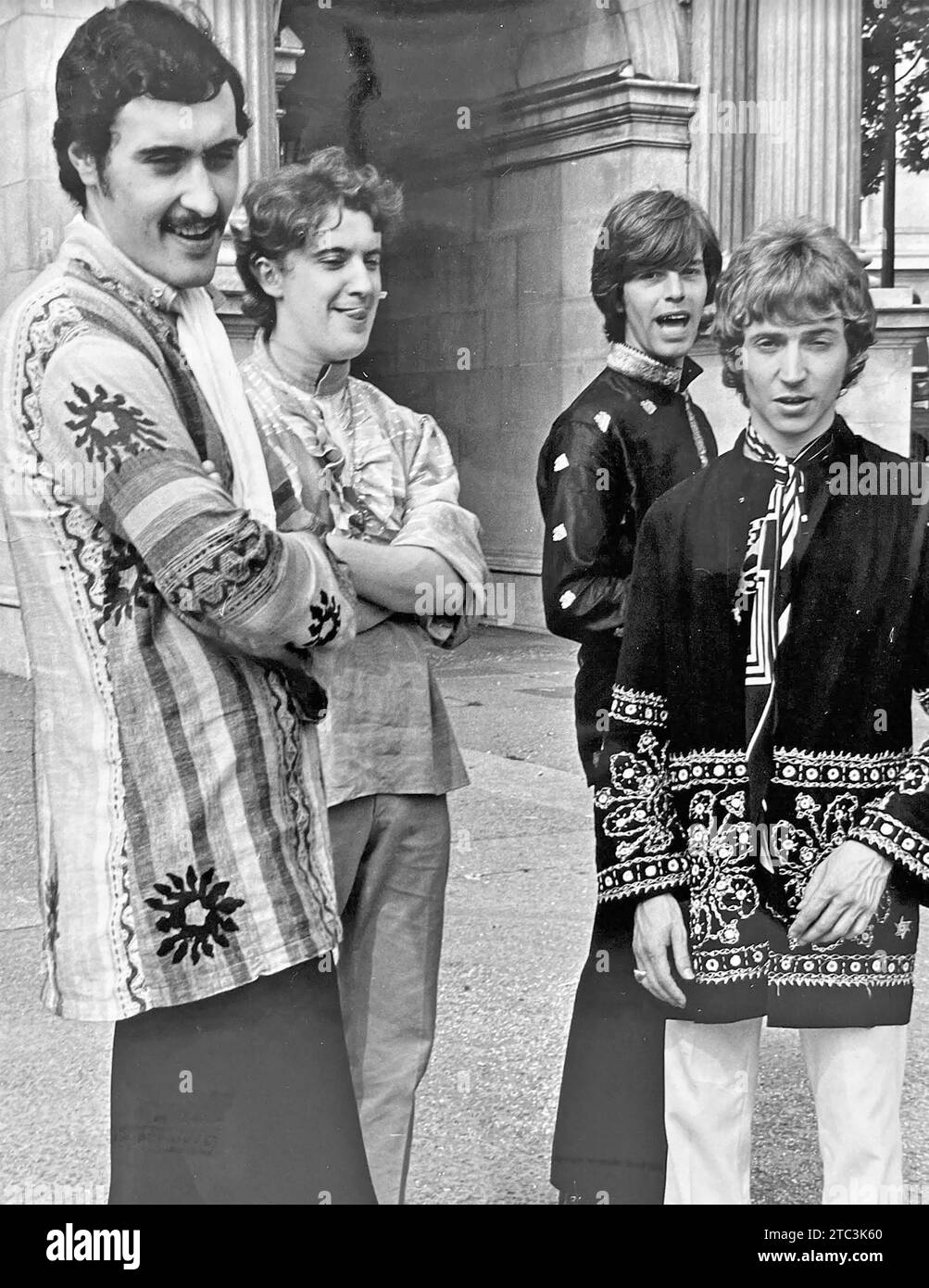 Gruppo rock britannico CHARIOT di DANTALIAN nell'agosto 1967 da sinistra: Pat Donaldson, Zoot Money, Colin Allen, Andy Summers. Foto: Tony Gale Foto Stock