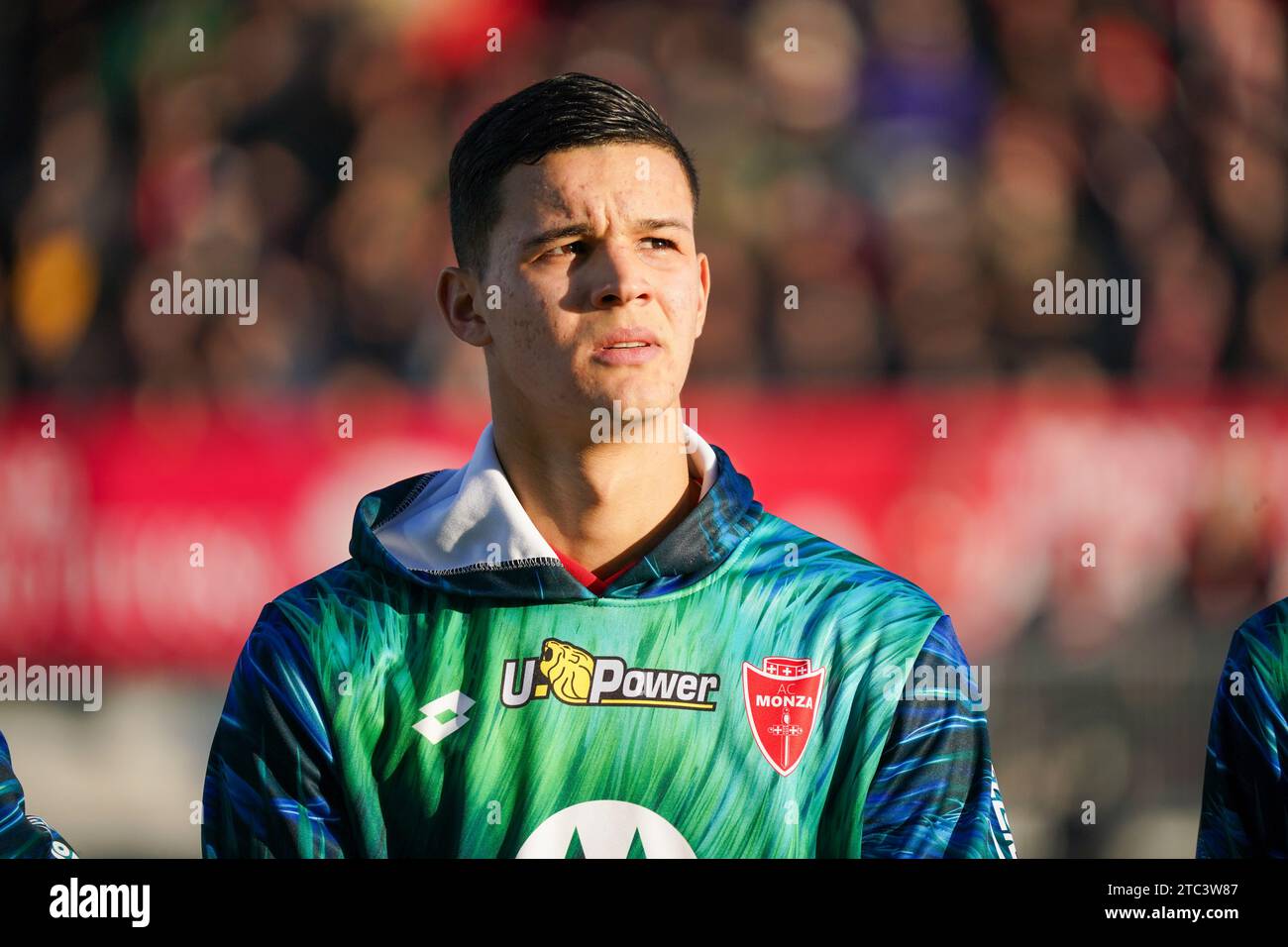 Monza, Italia. 10 dicembre 2023. Valentin carboni, durante AC Monza vs Genoa CFC - serie A, allo Stadio U-Power. Crediti: Alessio Morgese/Alessio Morgese/Emage/Alamy live news Foto Stock