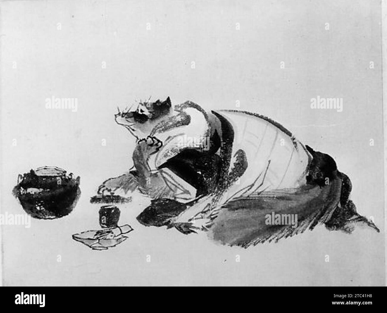 Badger 1938 della Hokusai School Foto Stock