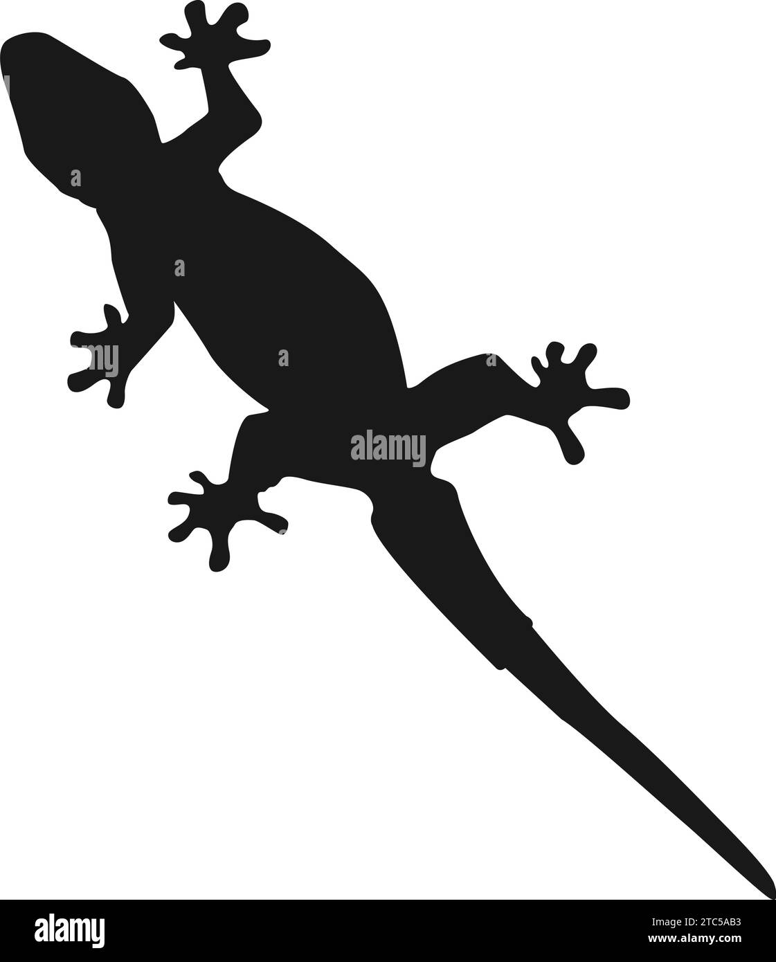 casa lucertola vettore icona illustrazione semplice disegno Illustrazione Vettoriale