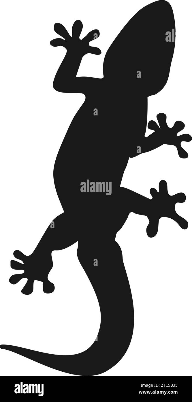 casa lucertola vettore icona illustrazione semplice disegno Illustrazione Vettoriale