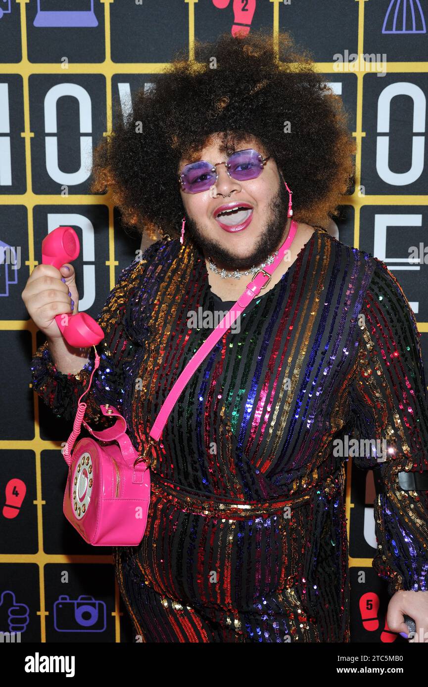 New York, USA. 10 dicembre 2023. Desmond Luis Reyes partecipa alla serata di apertura di Broadway di How to Dance in Ohio al Belasco Theatre di New York, New York, il 10 dicembre 2023. (Foto di Stephen Smith/SIPA USA) credito: SIPA USA/Alamy Live News Foto Stock