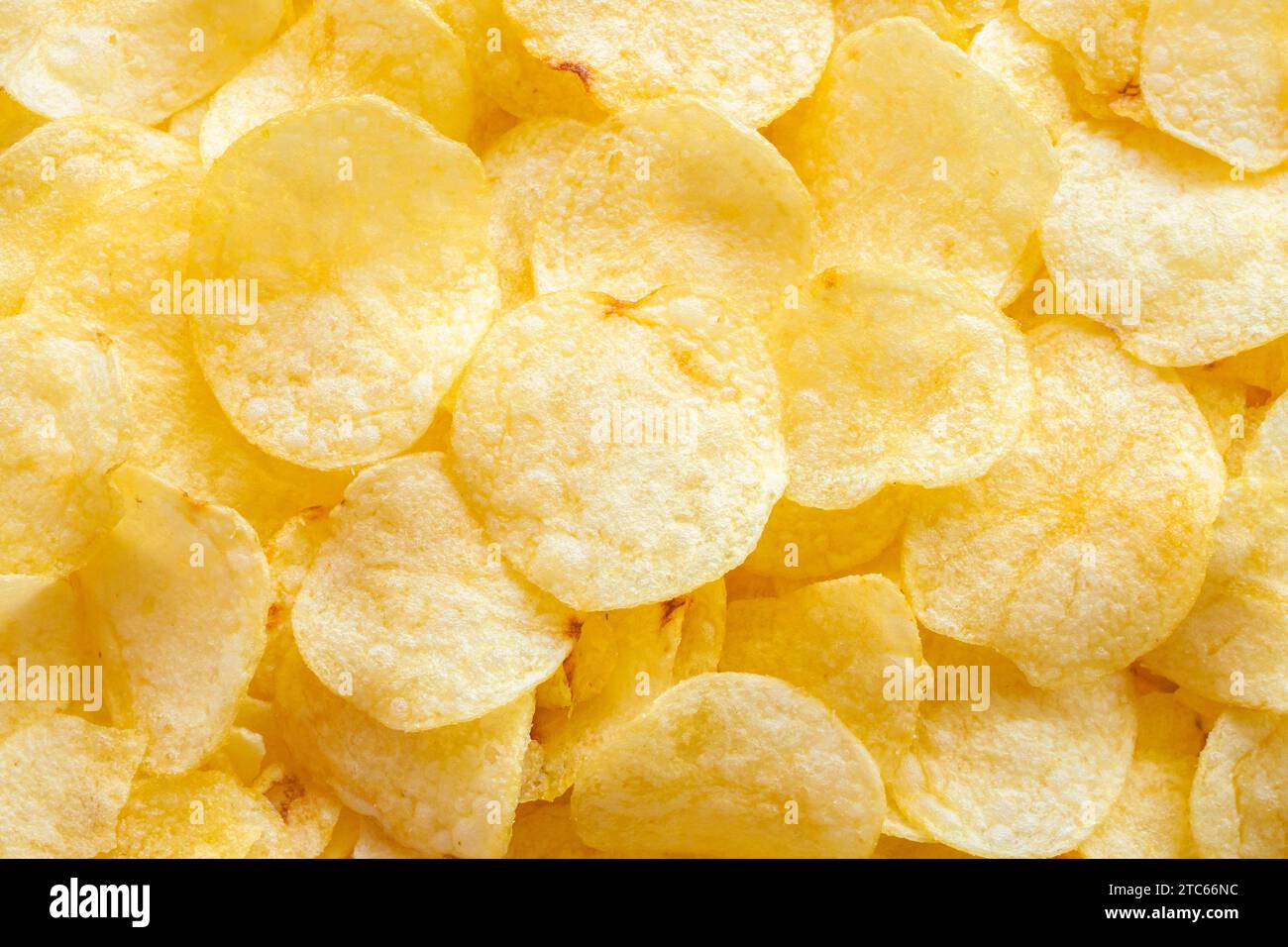 Croccanti patatine snack sfondo texture Foto Stock