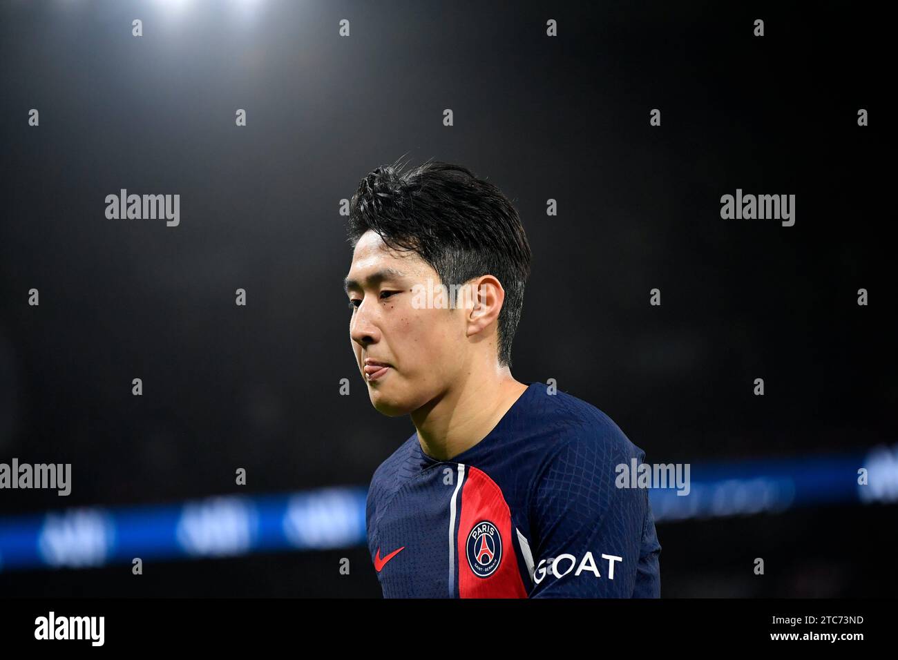 Parigi, Francia. 10 dicembre 2023. © Julien Mattia/le Pictorium/MAXPPP - Parigi 10/12/2023 Lee Kang-in lors du Match de Ligue 1 UberEats, entre le PSG et le FC Nantes au Parc des Princes, le 09 dicembre 2023. Credito: MAXPPP/Alamy Live News Foto Stock