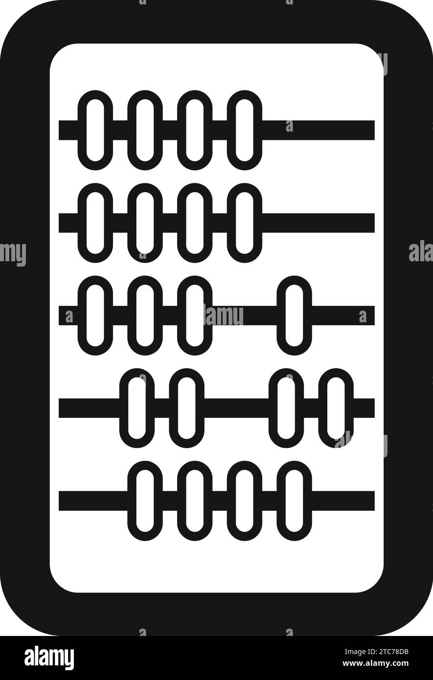 Icona del bilanciamento del banco contabilità vettore semplice. Conservazione dei dati. Pianificare il luogo di lavoro Illustrazione Vettoriale