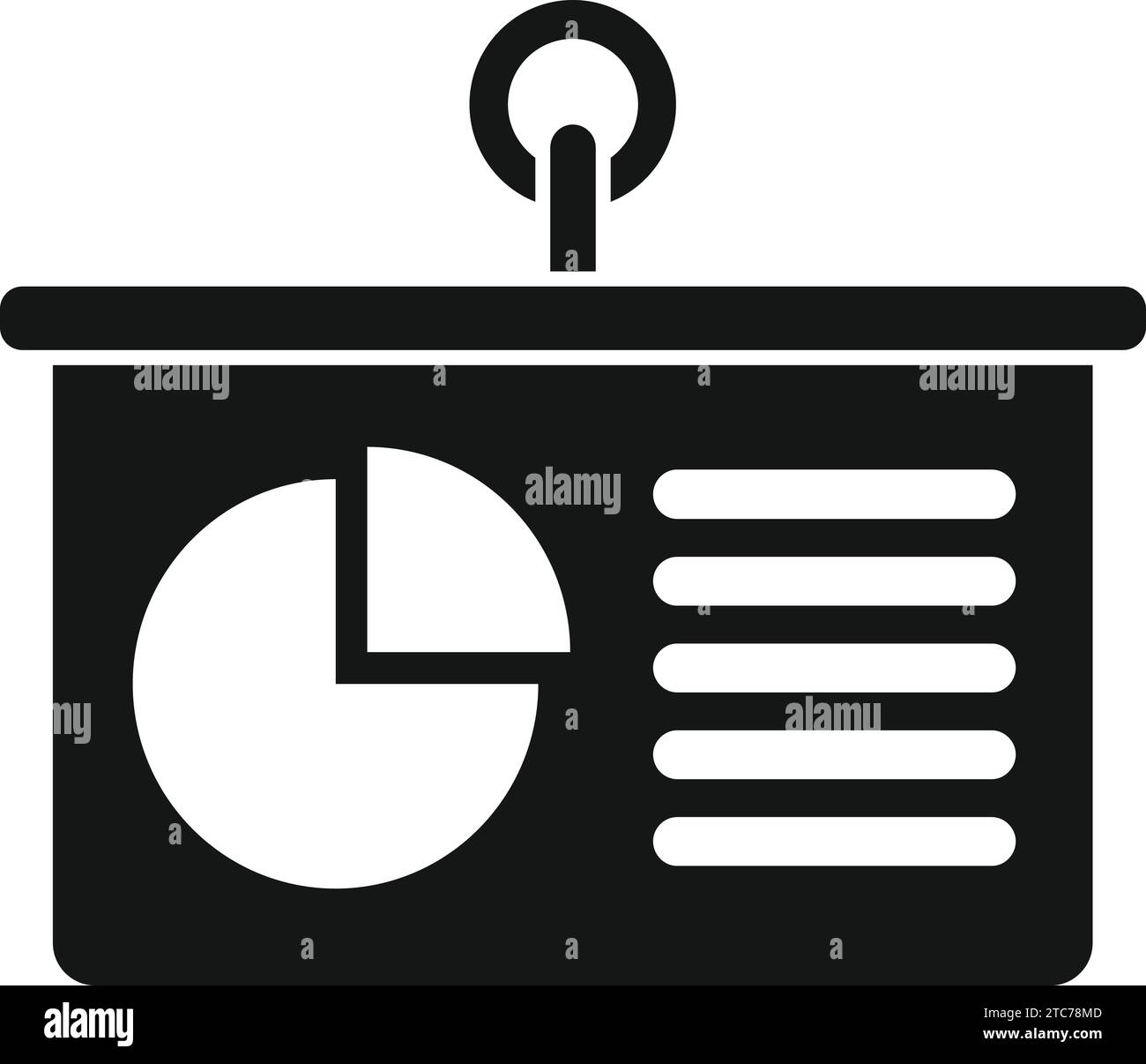 Icona accesso condivisione banner vettore semplice. Piano finanziario. Accesso alla condivisione Illustrazione Vettoriale