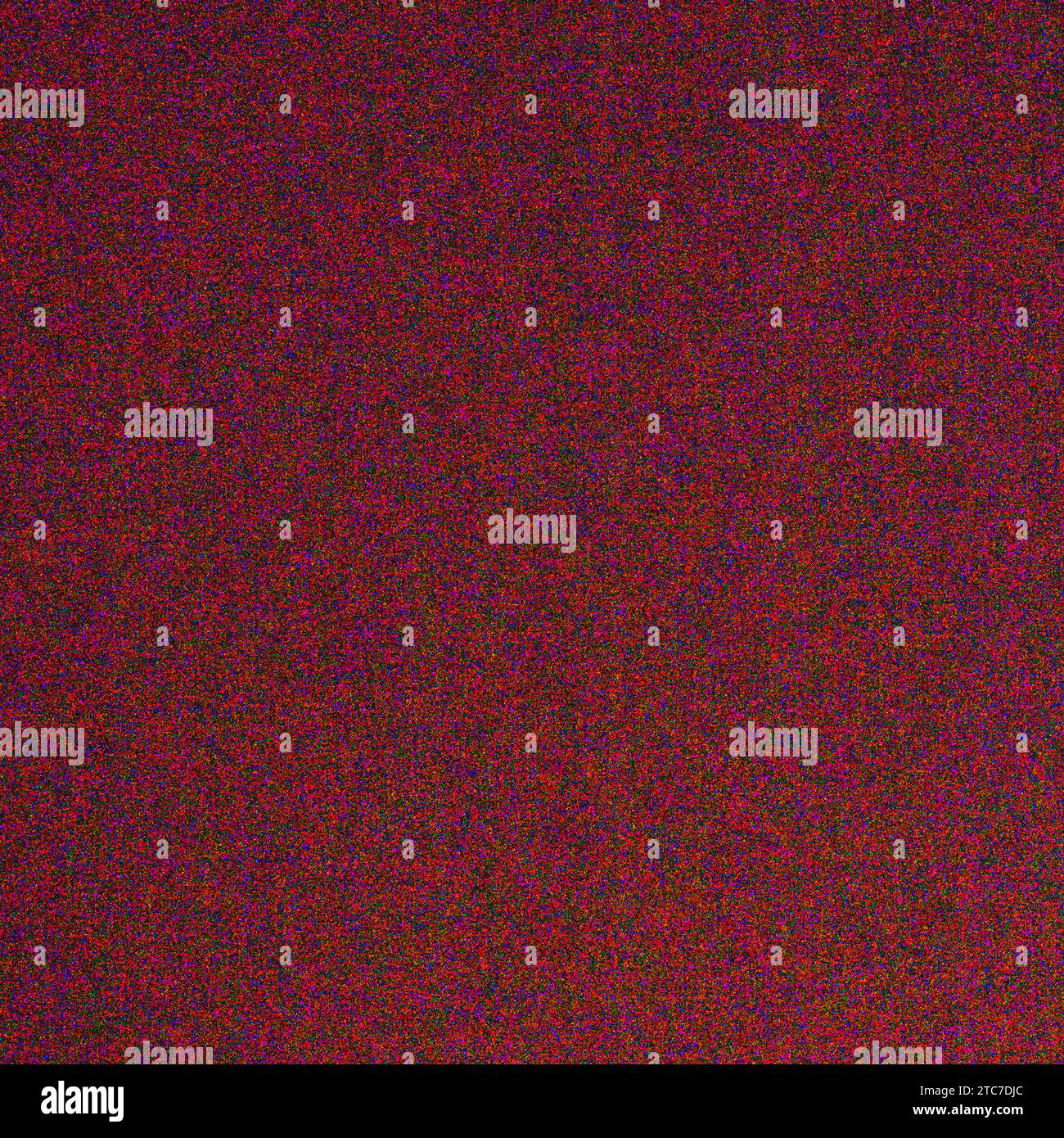 Rumore colorato rosso e nero distribuito in modo casuale Foto Stock