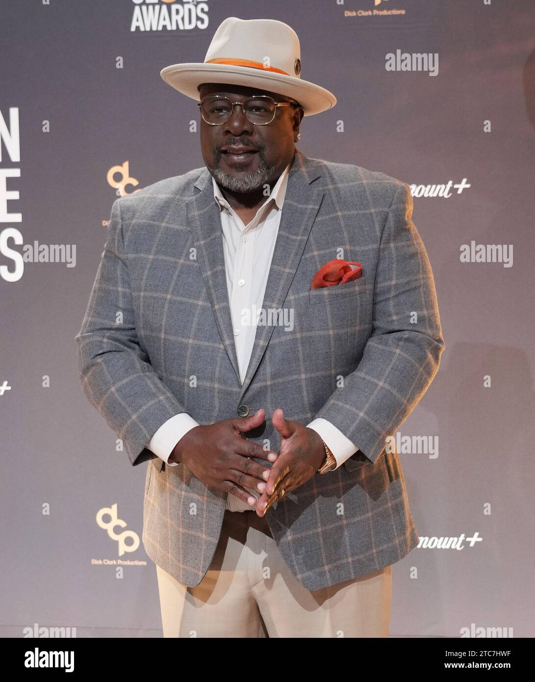 Cedric The Entertainer al 81° annuncio delle nomine ai Golden Globe Awards tenutosi al Beverly Hilton di Beverly Hills, CA lunedì 11 dicembre 2023. (Foto di Sthanlee B. Mirador/Sipa USA) Foto Stock