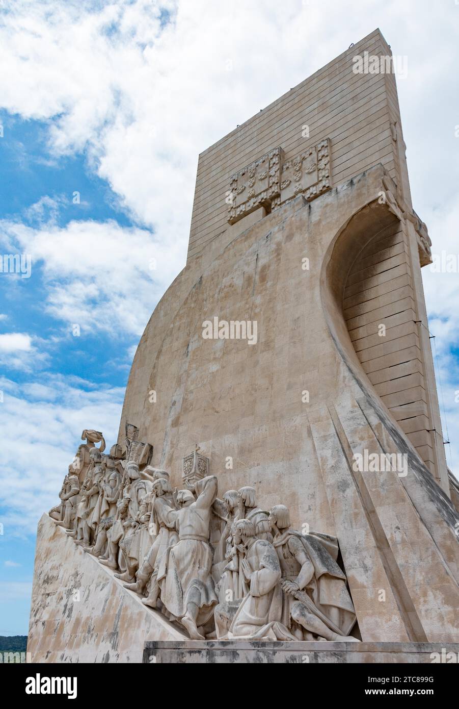 Una foto del monumento Padrao dos Descobrimentos Foto Stock