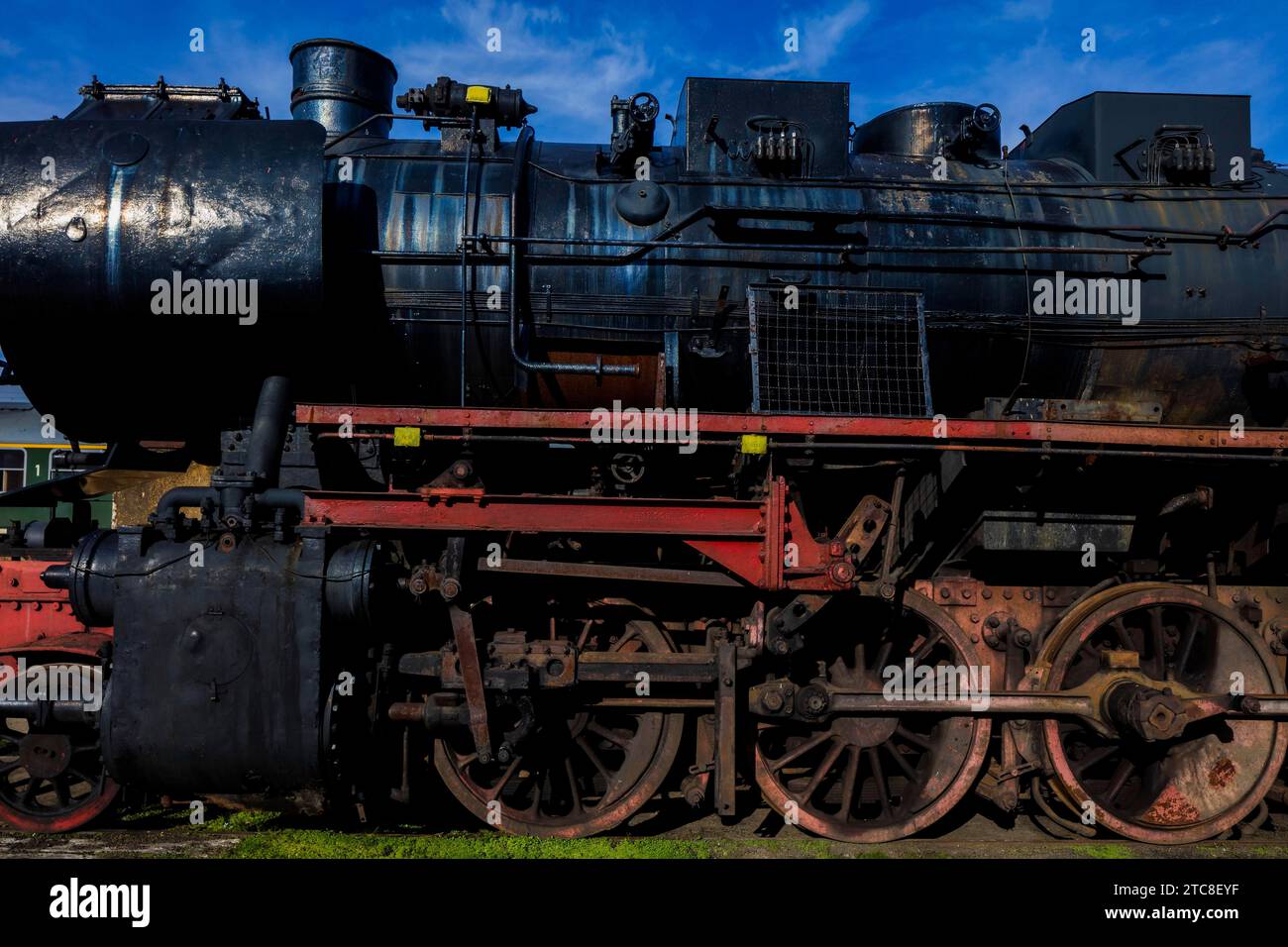 Il Saxon Railway Museum è un museo dedicato ai veicoli ferroviari storici di Chemnitz Foto Stock