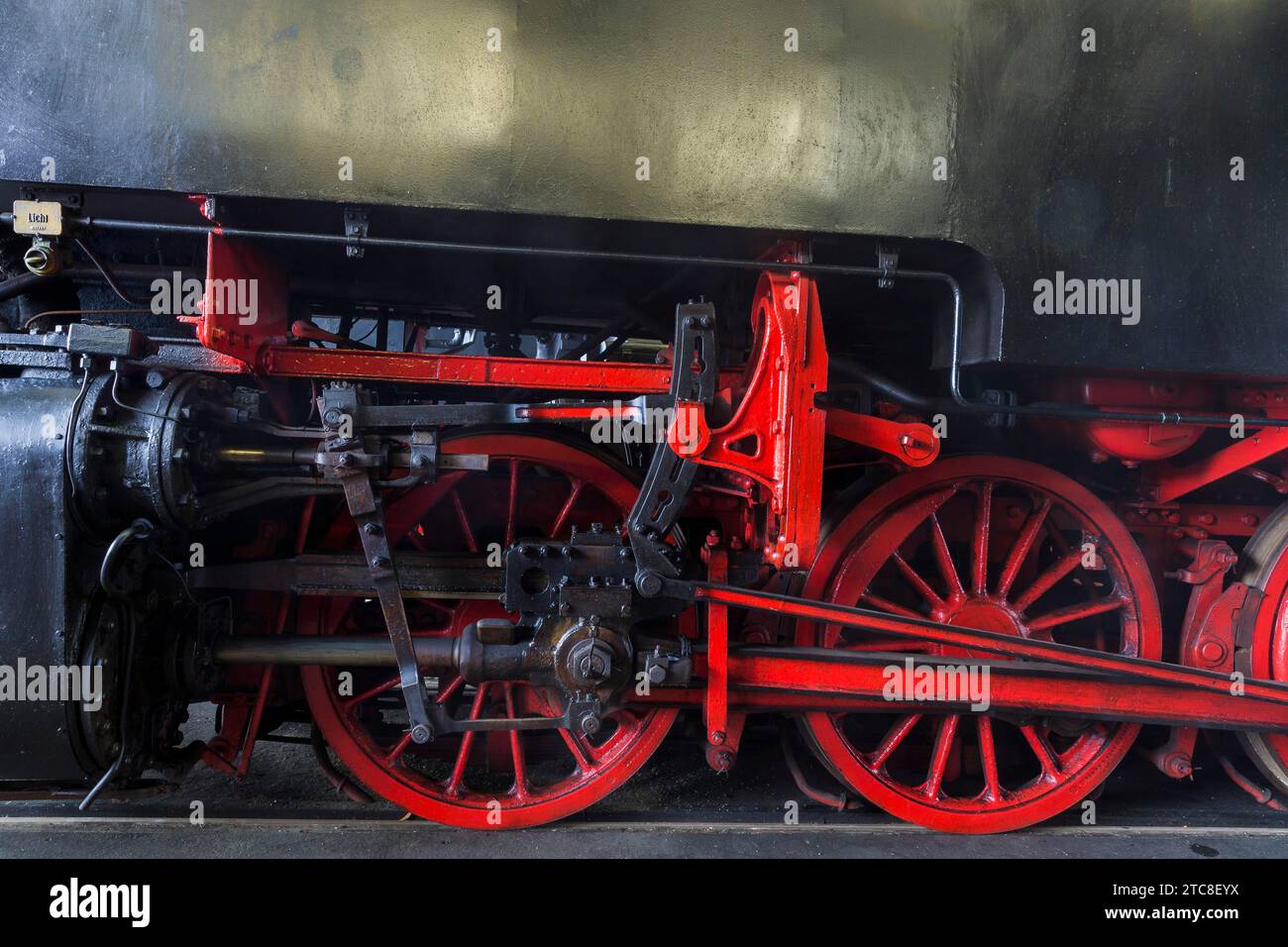 Il Saxon Railway Museum è un museo dedicato ai veicoli ferroviari storici di Chemnitz Foto Stock