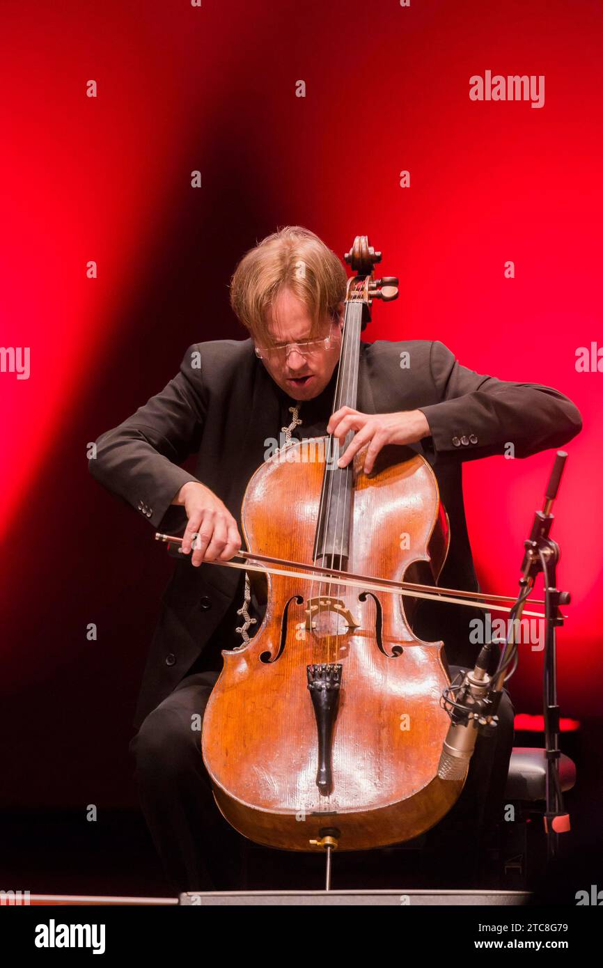 Il violoncellista Jan Vogler Foto Stock