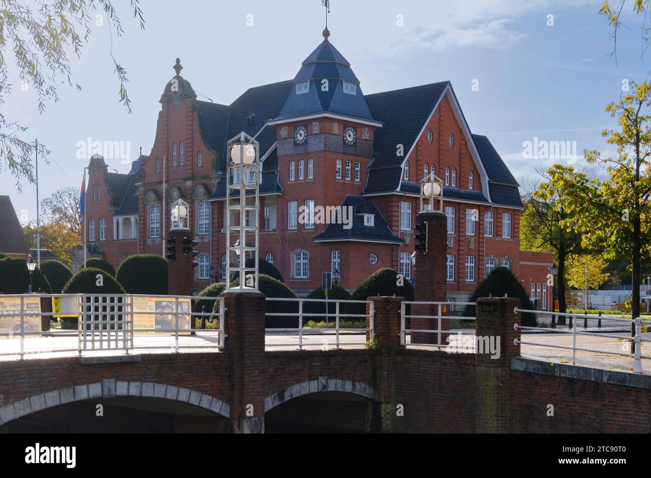 Municipio, Papenburg, Emsland, bassa Sassonia, Germania Foto Stock