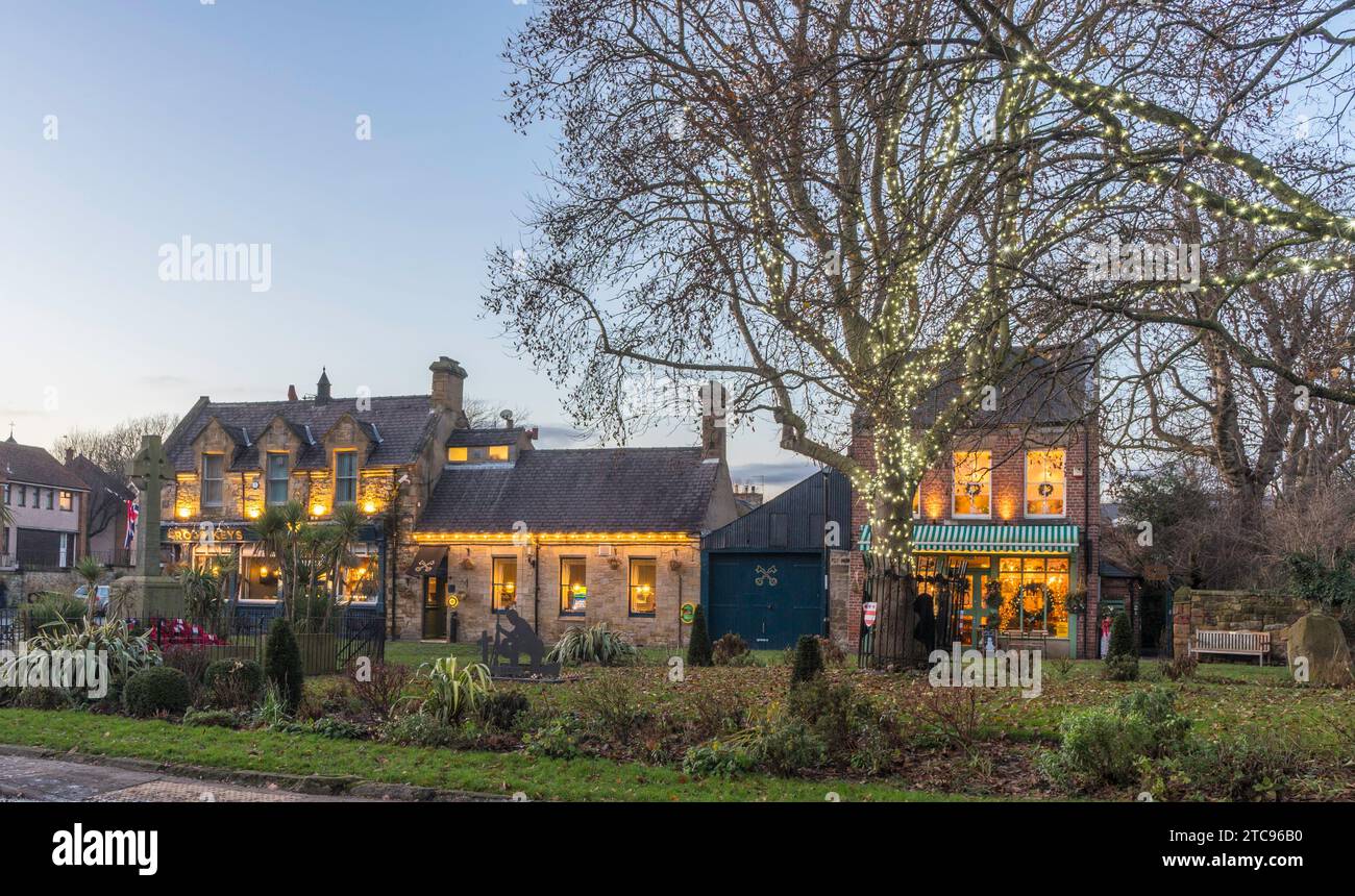 Foto serale di Washington Village, Tyne and Wear, Inghilterra, Regno Unito Foto Stock