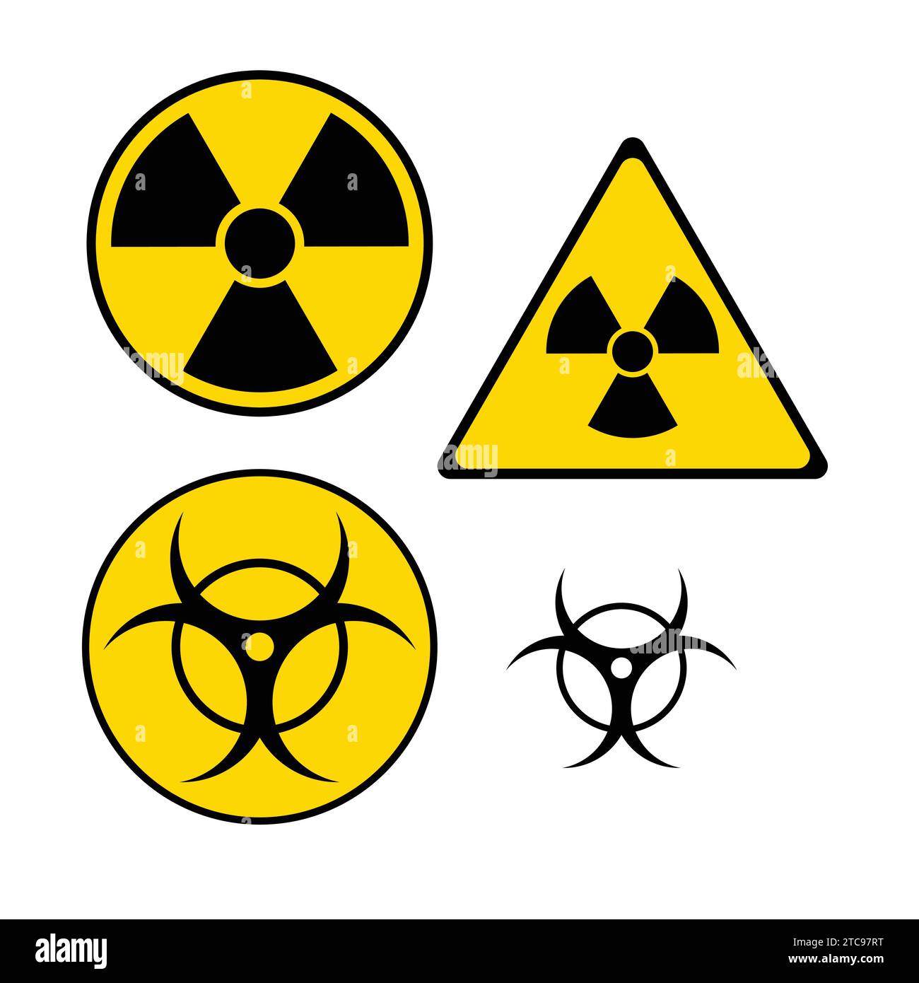 Radiation hazard symbol Immagini Vettoriali Stock - Alamy