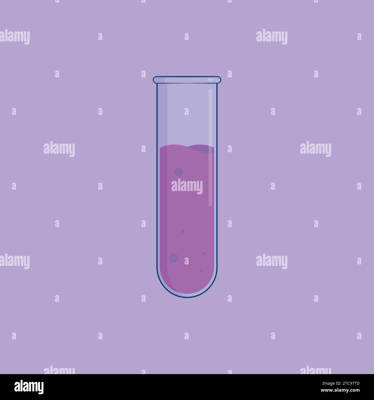 Provetta per analisi chimica icona Vector icona provetta per analisi chimica Illustrazione Vettoriale