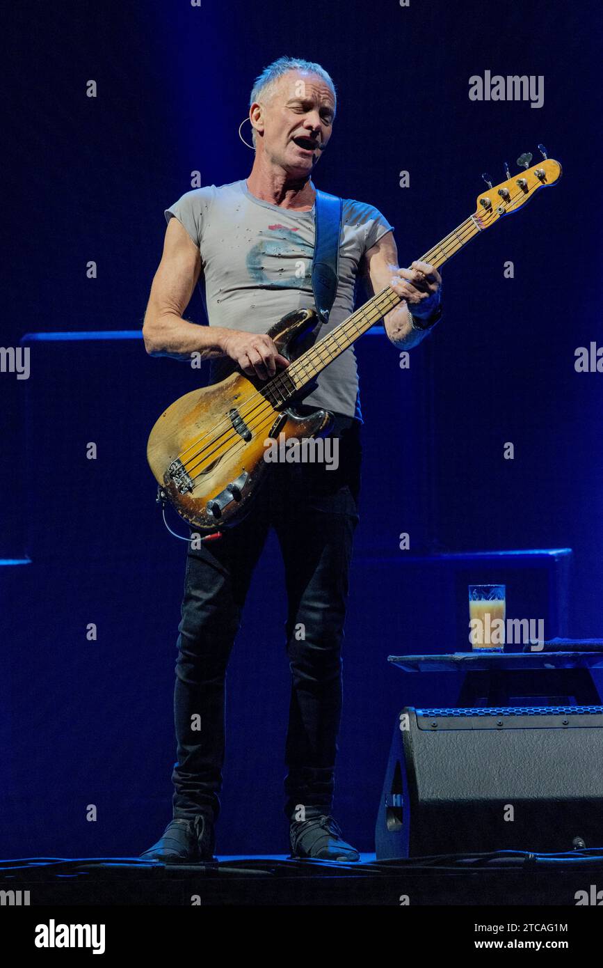 Italia 11 dicembre 2023 Sting - My Songs Tour - Live al Mediolanum Forum Milano © Andrea Ripamonti / Alamy Foto Stock