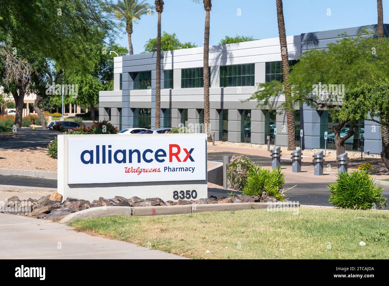 AllianceRx Walgreens Pharmacy Store a Tempe, Arizona, USA Foto Stock