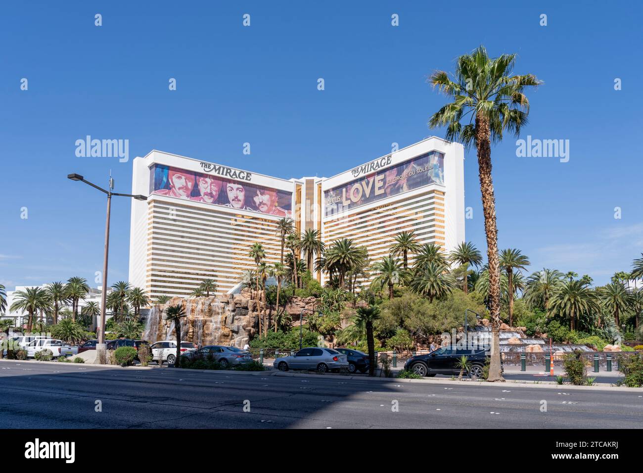 The Mirage Hotel and Casino a Las Vegas, Nevada, Stati Uniti Foto Stock