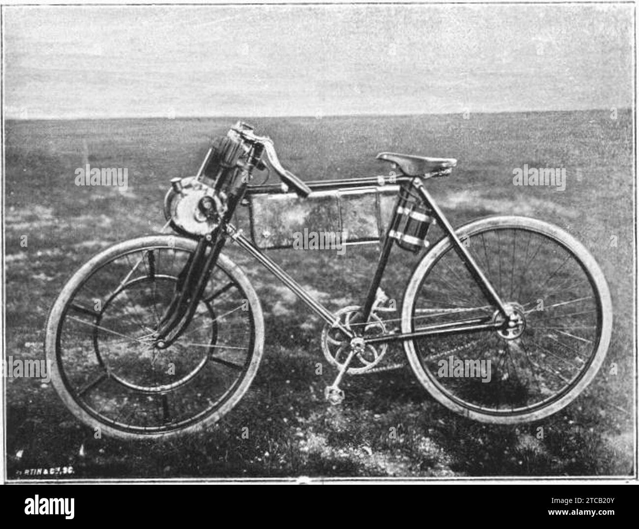 Werner Motocylette 1½ CV (1901 Critérium des motocyclettes). Foto Stock