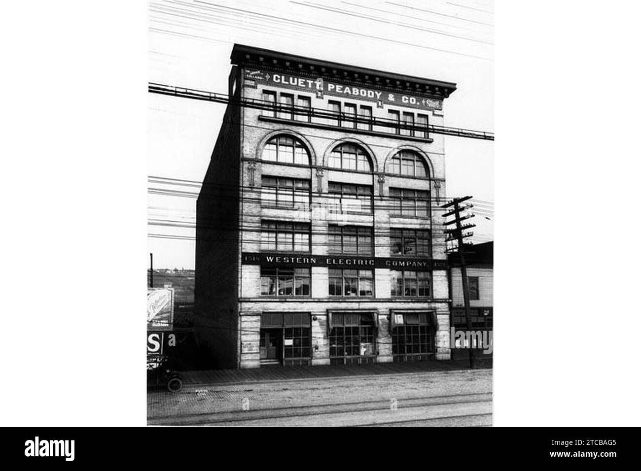 WESTERN Electric Co, Seattle Foto Stock