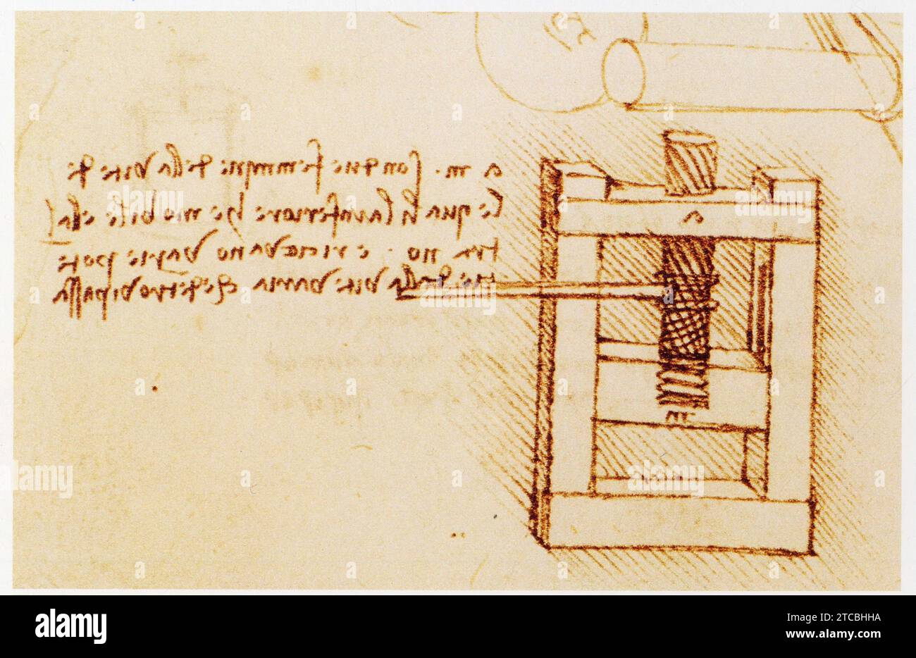 Leonardo da Vinci.1452-1519.Vis diffréritielle. Foto Stock