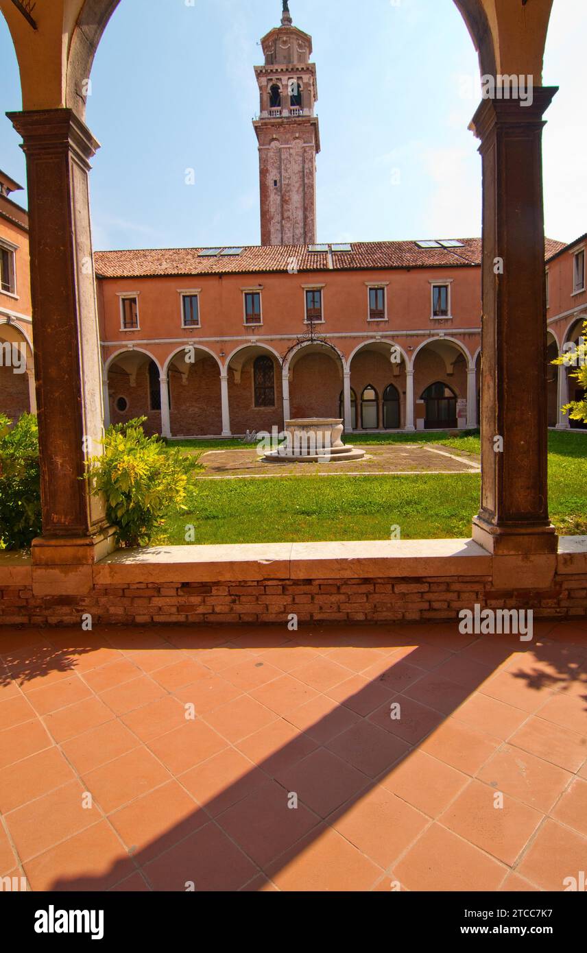Venezia Italia scuola dei Carmini vista interna Foto Stock