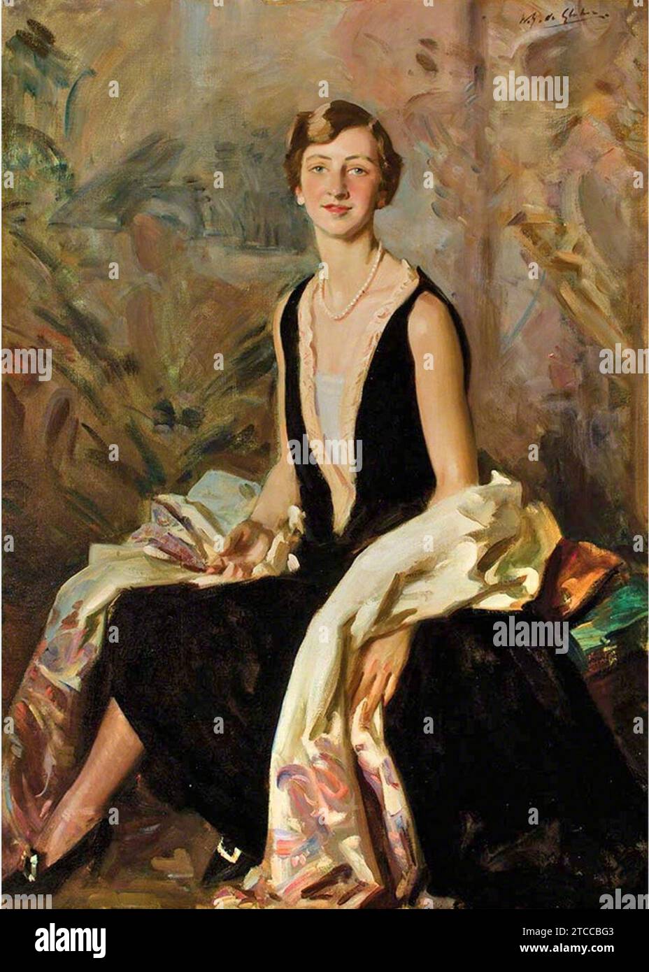 Wilfrid de Glehn, 1925, Ruth Peck. Foto Stock