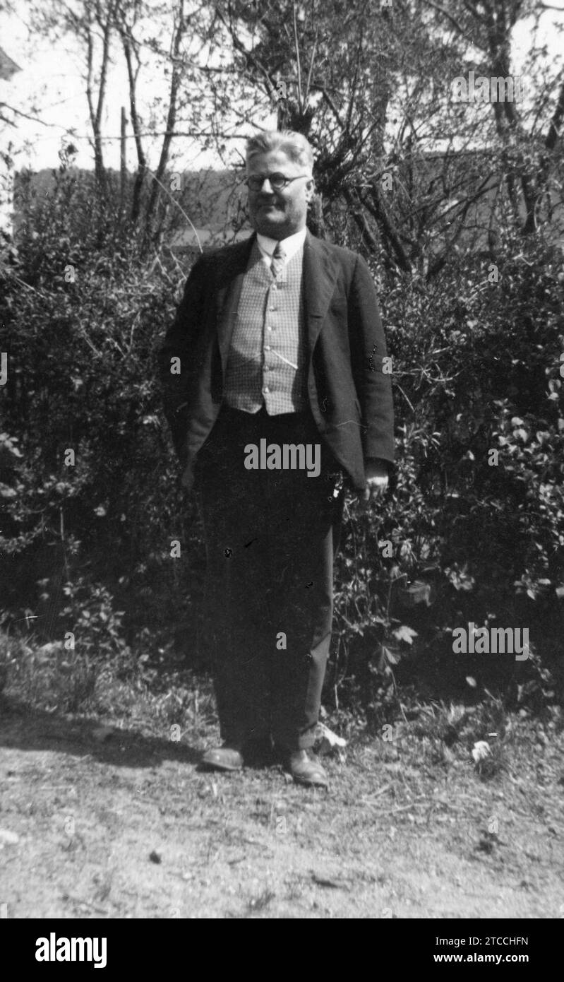 Wilhelm Sähli (1878-1931) Oberlehrer a Heiligenkreuz. Foto Stock